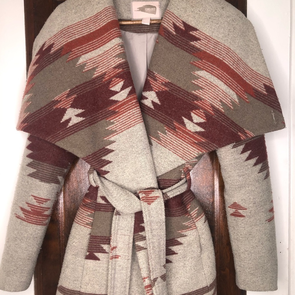 Forever 21 wrap jacket
